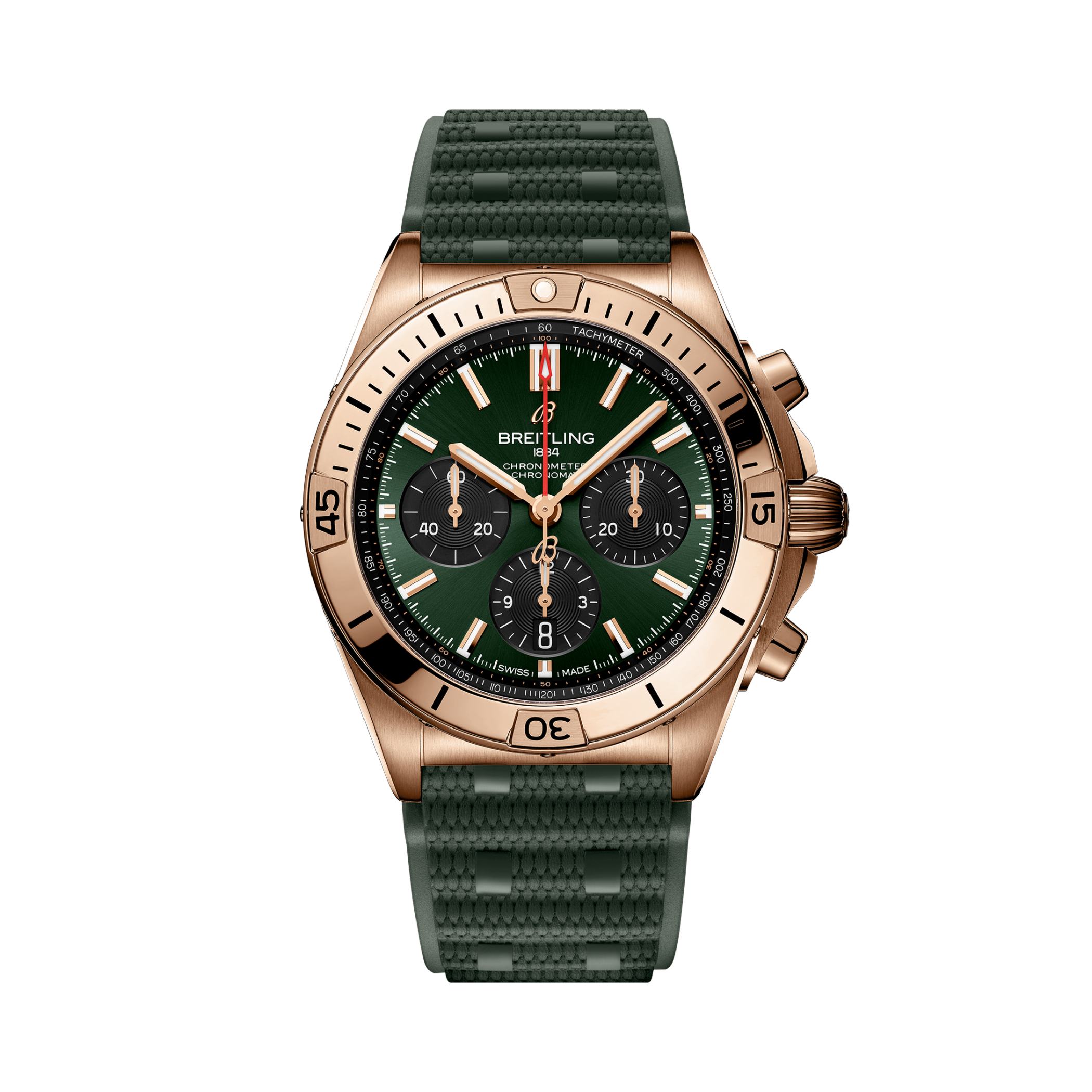 Chronomat B01 42 Vert | V-DIAL-COLOR-5765 dial, RB0134101L1S1