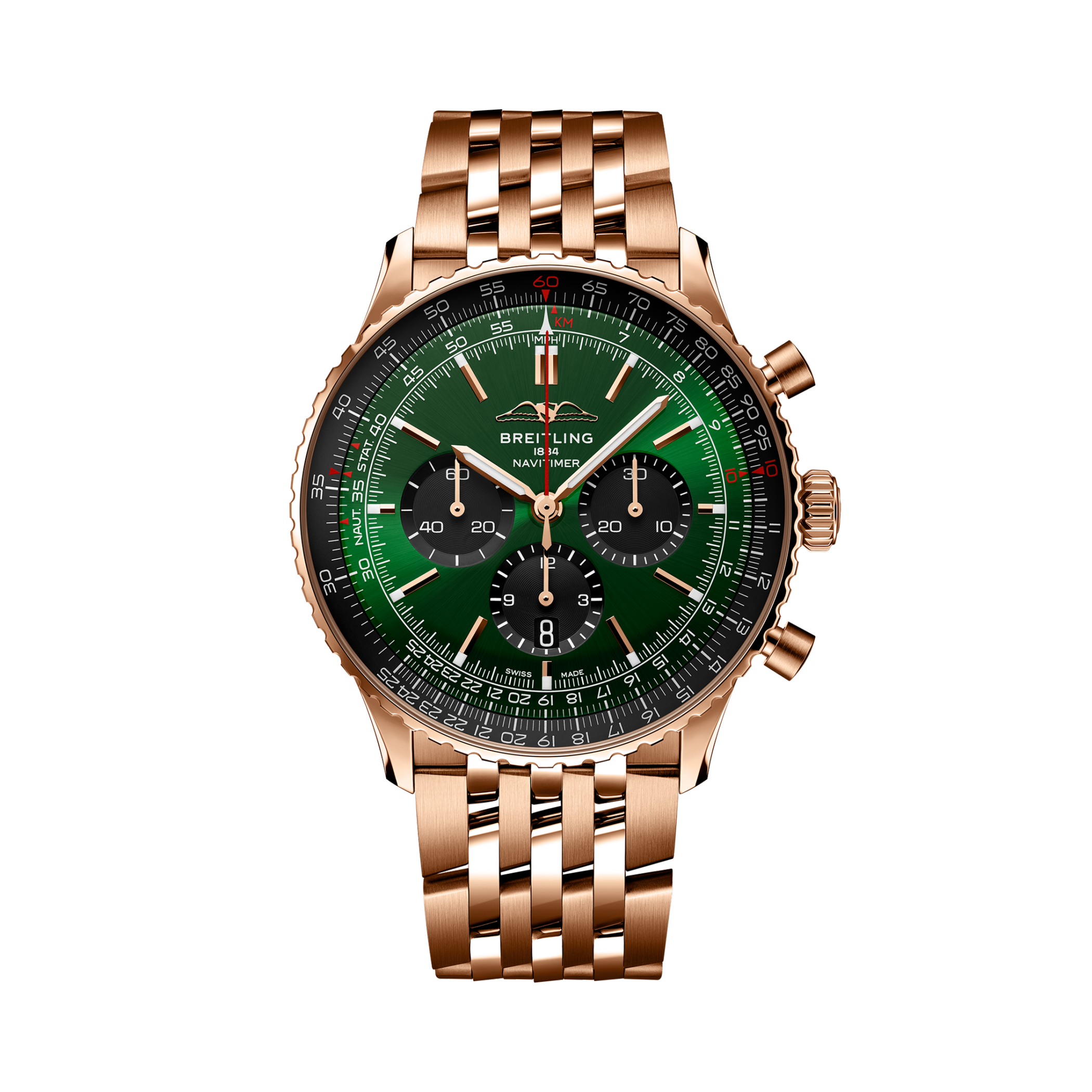 Navitimer B01 Chronograph 46 Verde | V-DIAL-COLOR-5765 dial, RB0137241L1R1