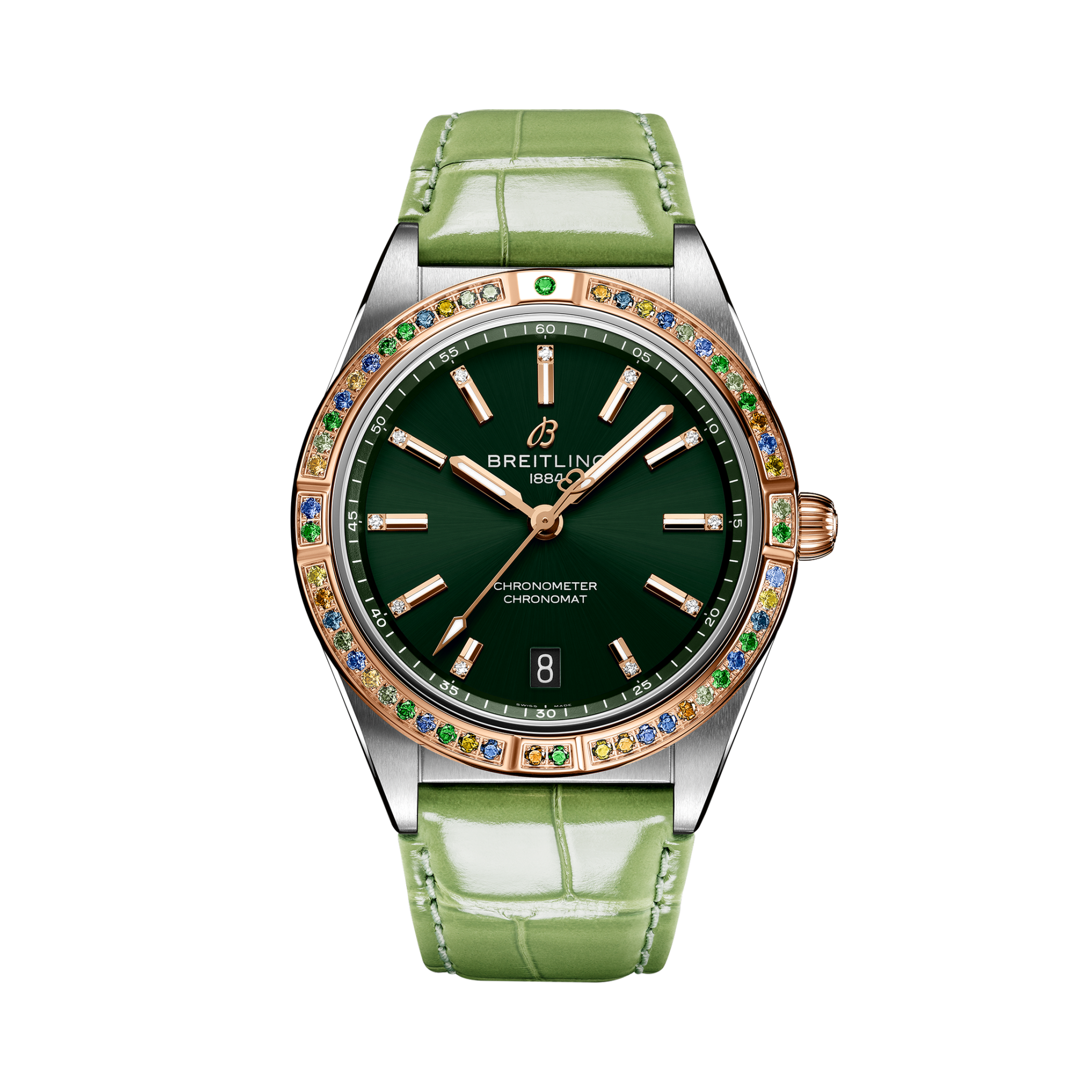 Chronomat Automatic 36 South Sea Verde | V-DIAL-COLOR-5765 dial, U10380611L1P1