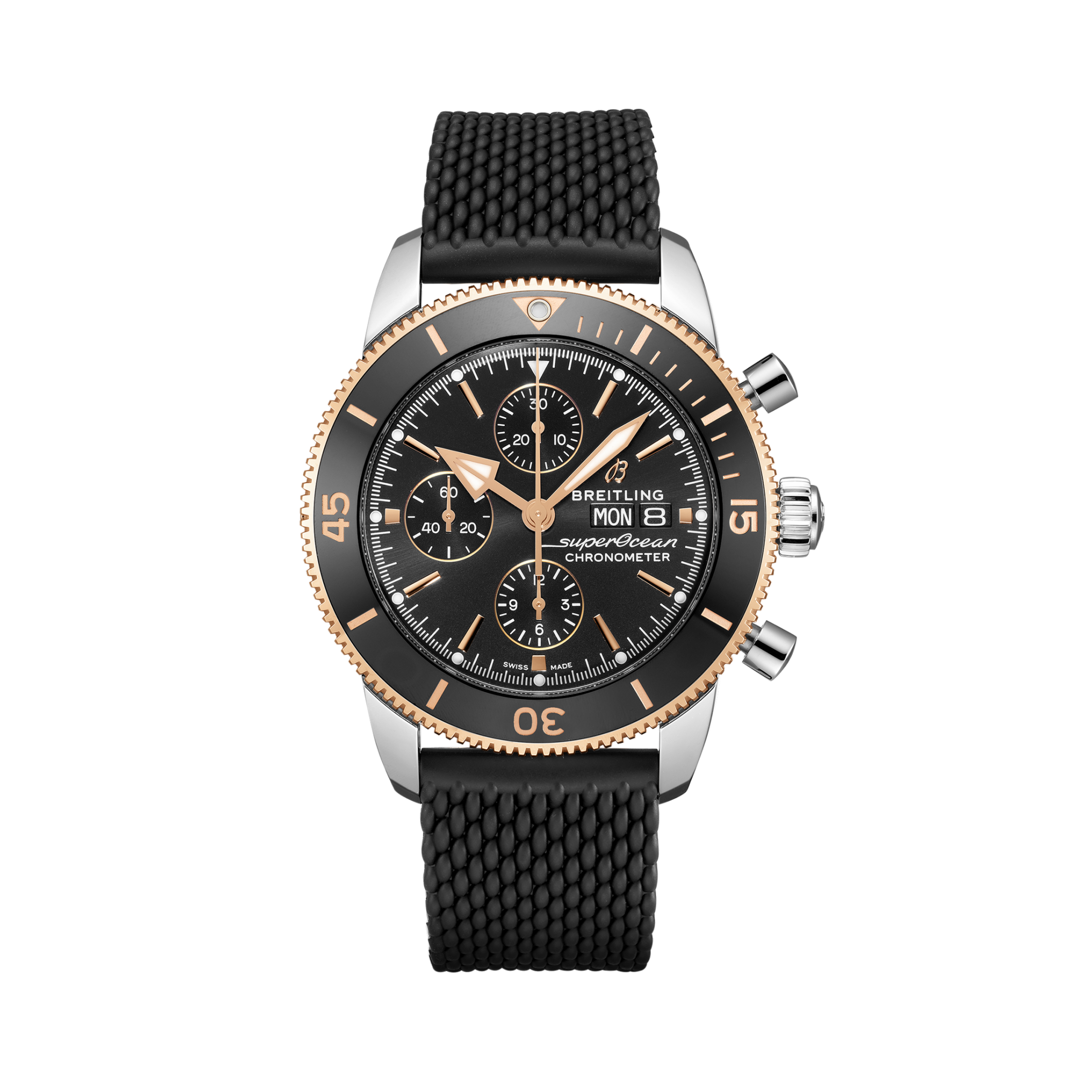 Superocean Heritage Chronograph 44 Negro | V-DIAL-COLOR-5686 dial, U13313121B1S1