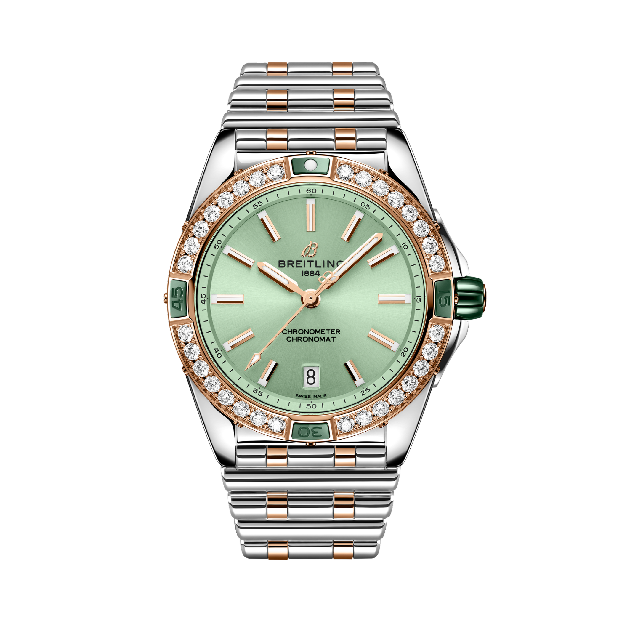 Super Chronomat Automatic 38 Vert | V-DIAL-COLOR-5765 dial, U17356531L1U1