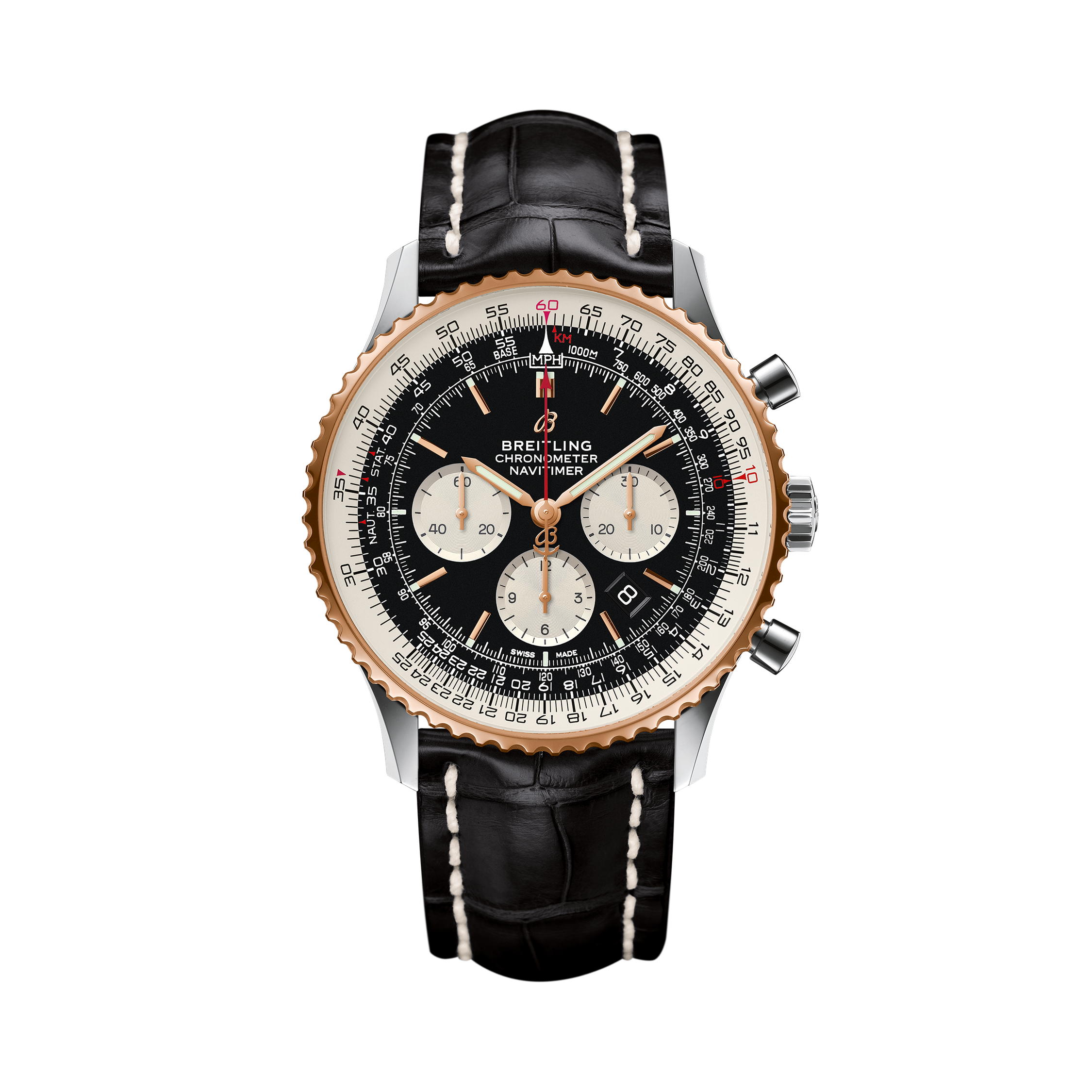 Navitimer B01 Chronograph 46 Black | V-DIAL-COLOR-5686 dial, UB0127211B1P2