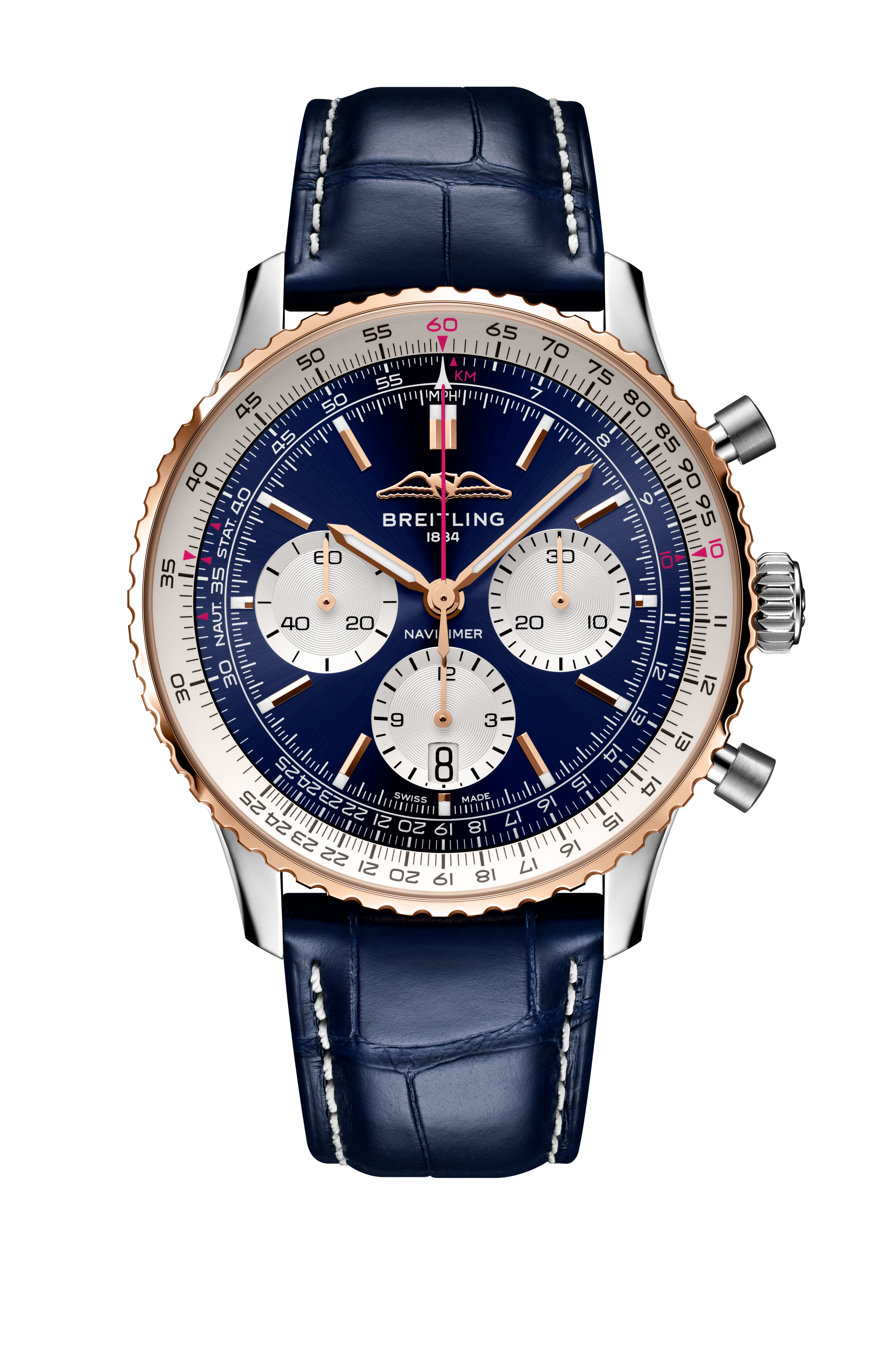 Navitimer B01 Chronograph 43 Aeromexico Edition Azul | V-DIAL-COLOR-5714 dial, UB01381A1C1P1