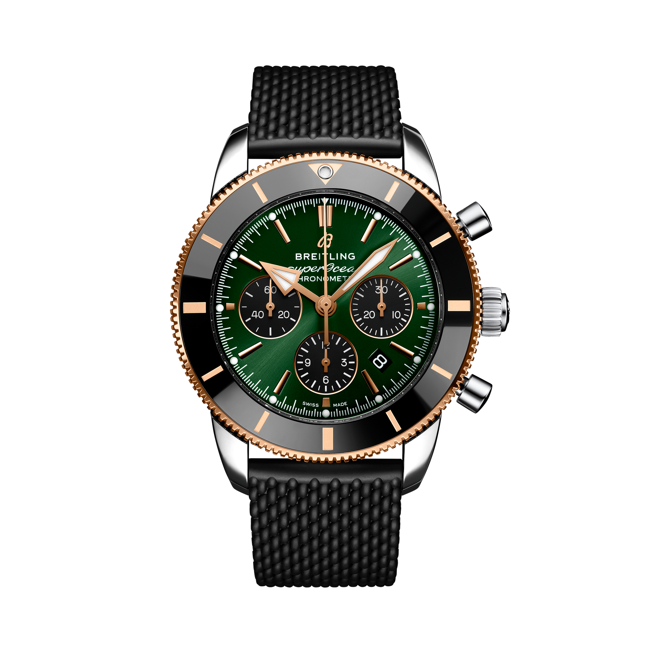 Superocean Heritage B01 Chronograph 44 Limited Edition Green | V-DIAL-COLOR-5765 dial, UB01622A1L1S1