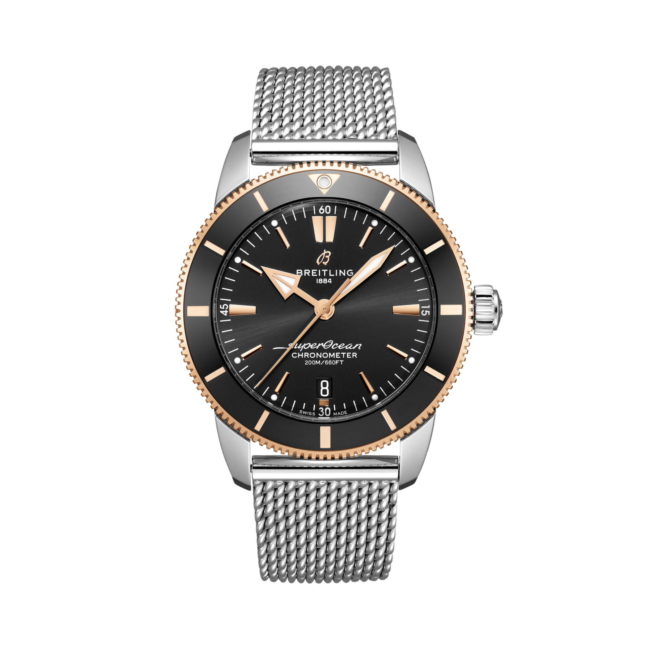 Superocean Heritage B20 Automatic 44 Negro | V-DIAL-COLOR-5686 dial, UB2030121B1A1