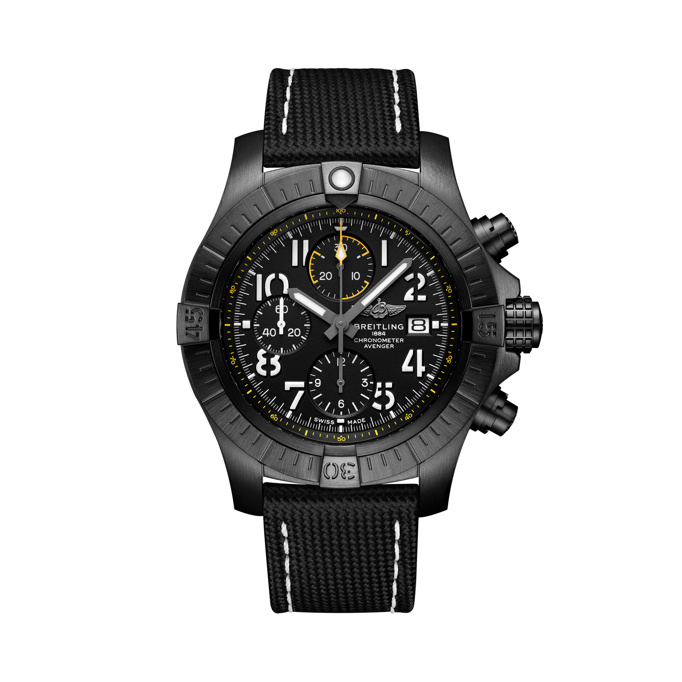 Avenger Chronograph 45 Night Mission Black | V-DIAL-COLOR-5686 dial, V13317101B1X1