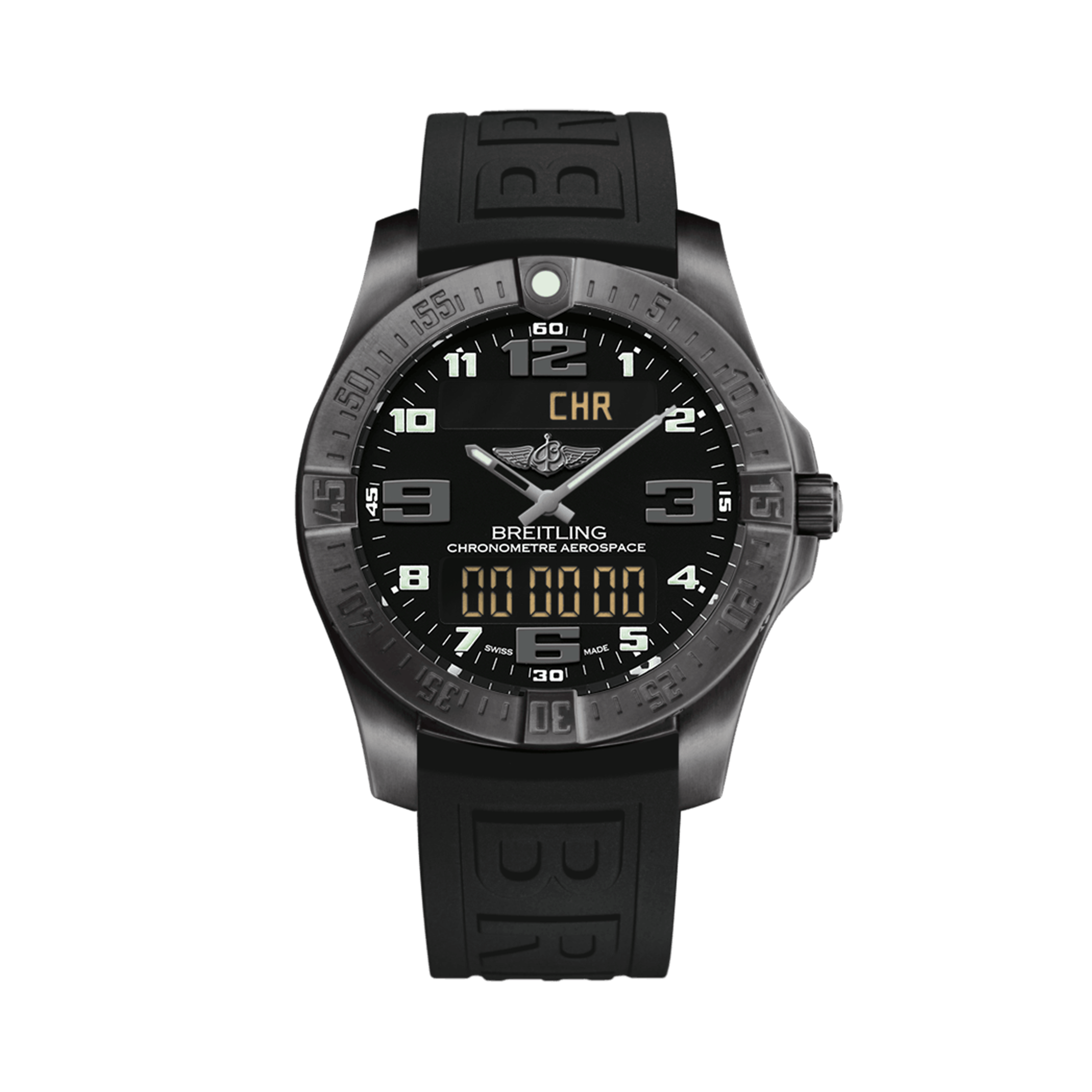 Aerospace EVO Black | V-DIAL-COLOR-5686 dial, V79363101B1S1