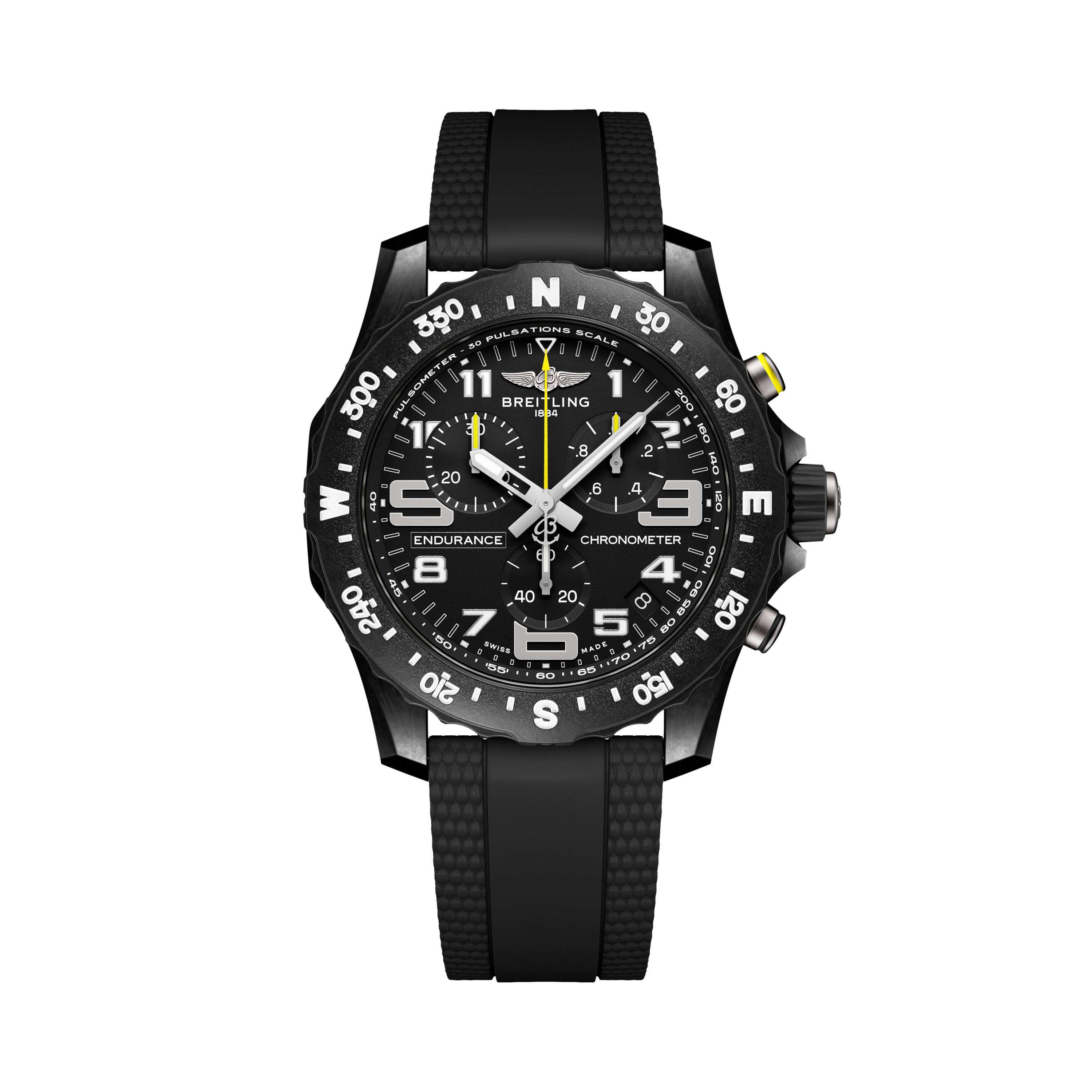 Endurance Pro 44 Schwarz | V-DIAL-COLOR-5686 dial, X82310E51B1S2