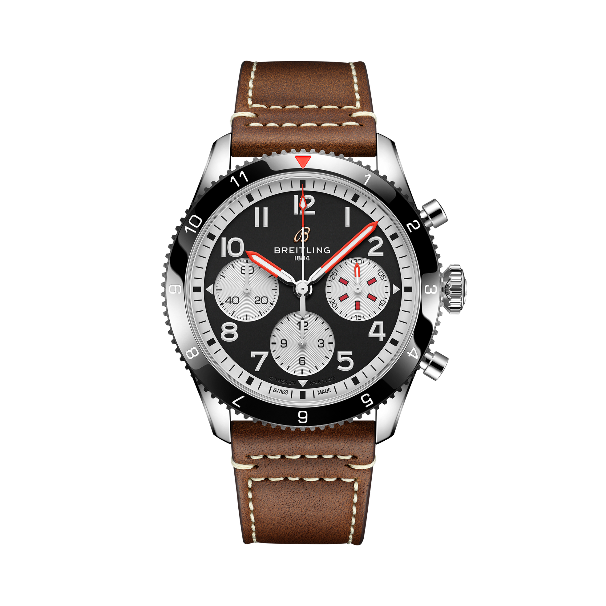 Classic AVI Chronograph 42 Mosquito Schwarz | V-DIAL-COLOR-5686 dial, Y233801A1B1X1