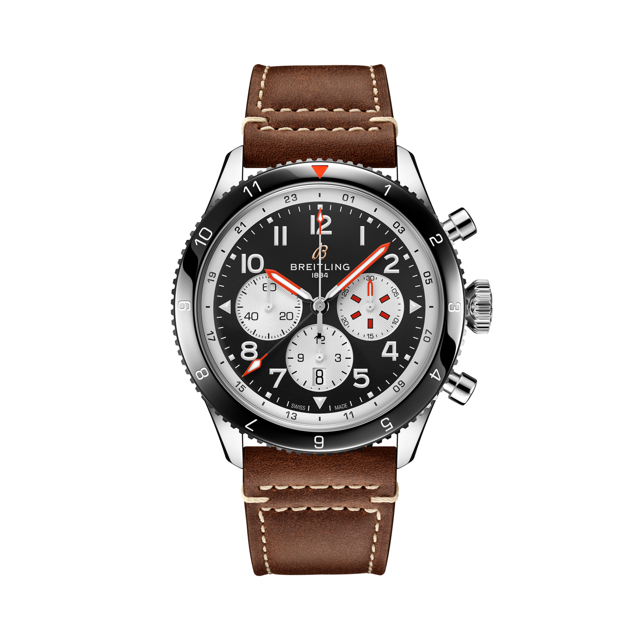 Super AVI B04 Chronograph GMT 46 Mosquito Schwarz | V-DIAL-COLOR-5686 dial, YB04451A1B1X1