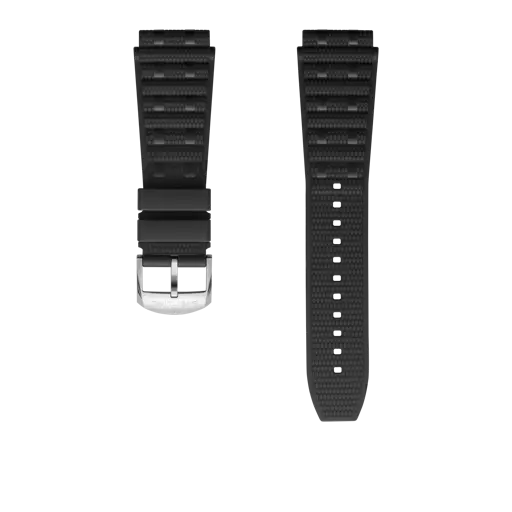 Black Rouleaux rubber strap