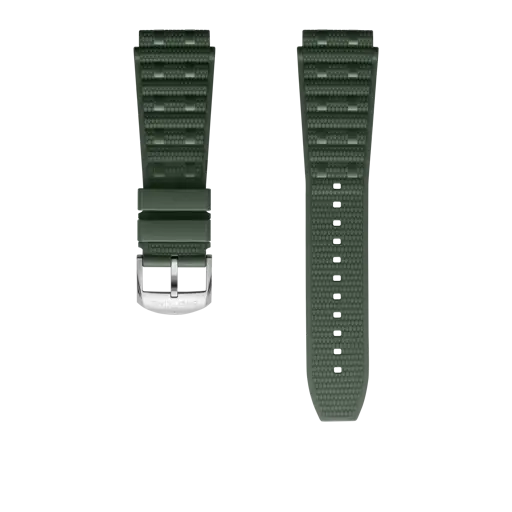 Green Rouleaux rubber strap