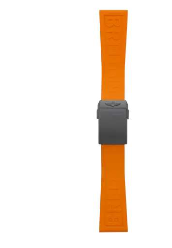 Orange Twinpro rubber strap